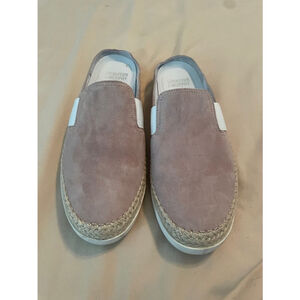 Women's Johnston & Murphy Pink Suede Mules Size 8
 summer